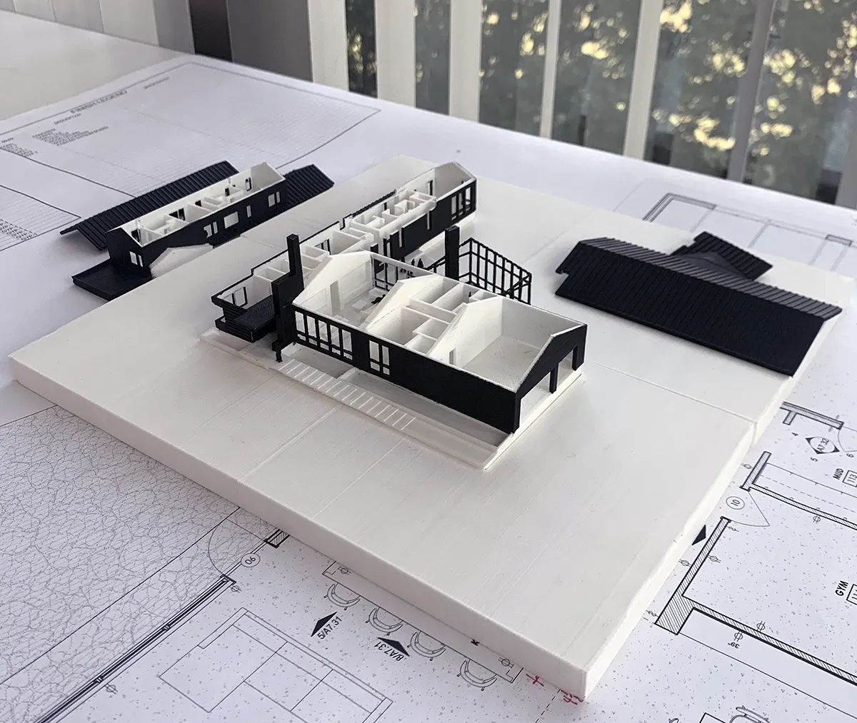 Detailed physical model showcasing professional 3D printing in architecture industry Texas workflows